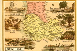 Cartes anciennes d'Afrique et du Sénégal