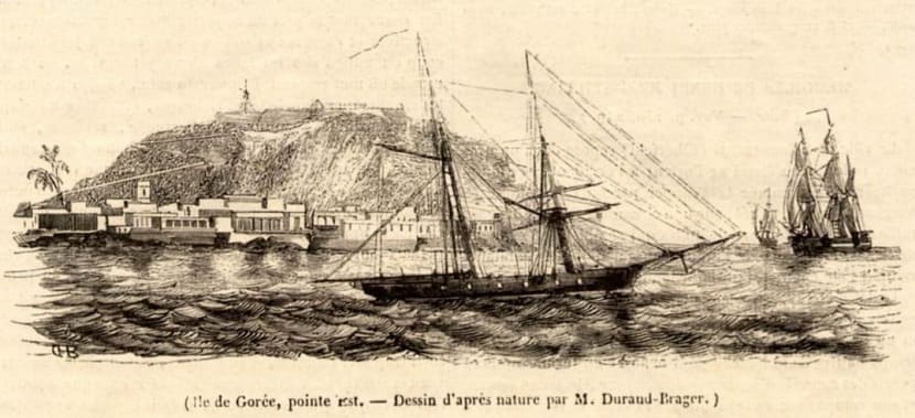 Histoire de l'île de Gorée, au large de Dakar, Sénégal